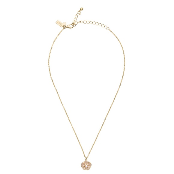 NEW Kate Spade 12K Gold Sunset Blossoms Necklace - Picture 4 of 6